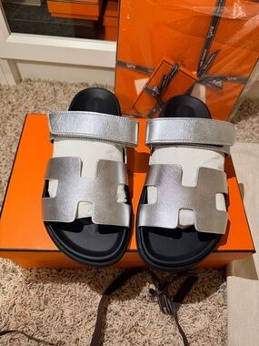 Hermes Chypre sandals size 38.5